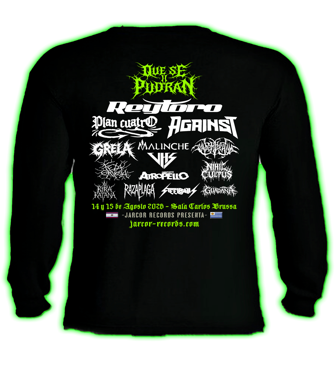 Remera Manga Larga — espalda
