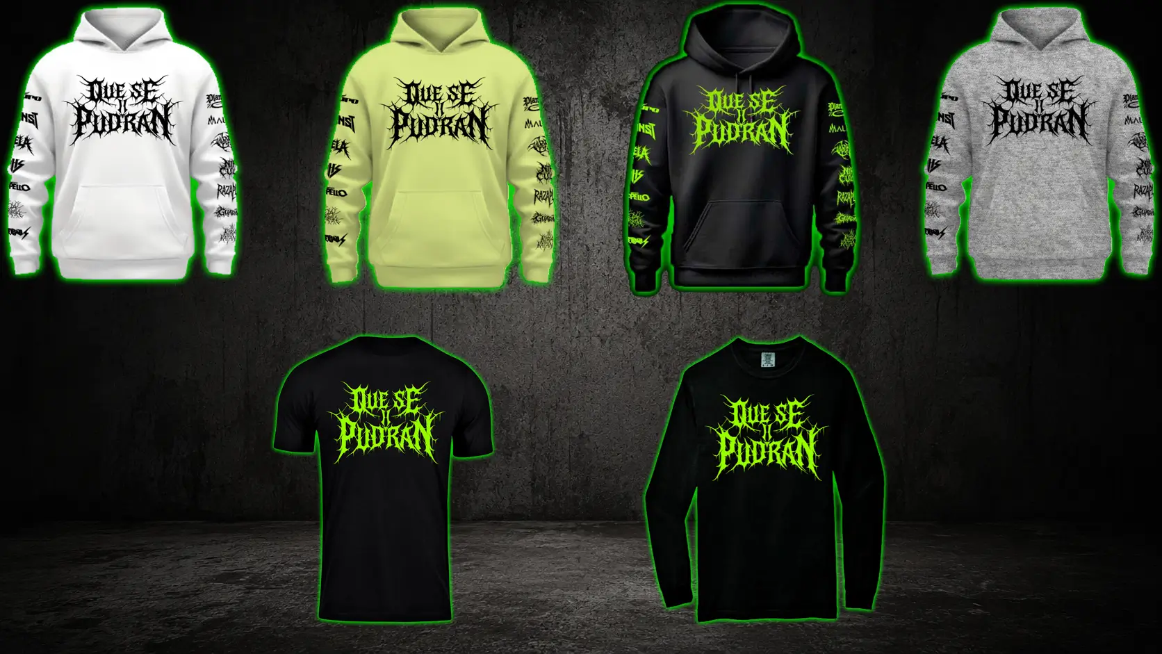 Merch Oficial Que Se Pudran 2